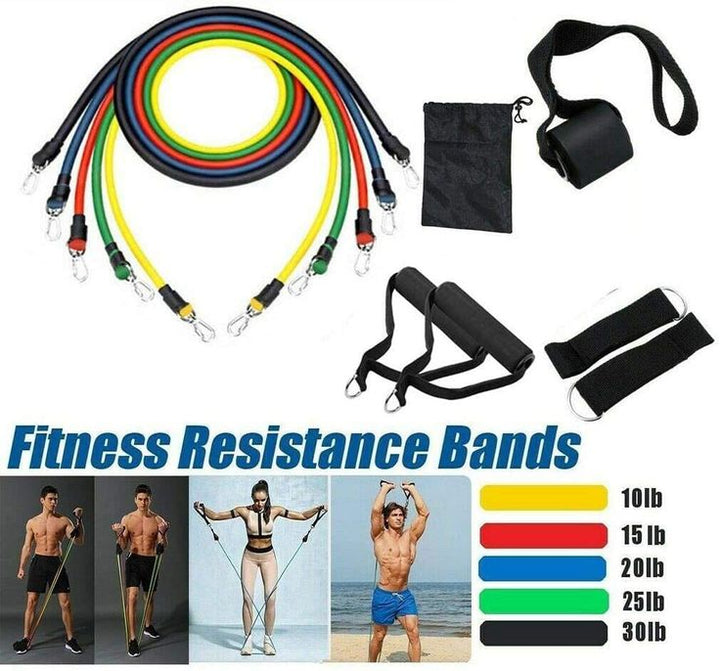 Exercise Band Set of 11 Pcs