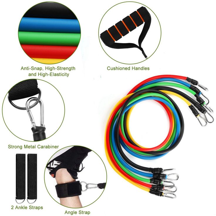 Exercise Band Set of 11 Pcs