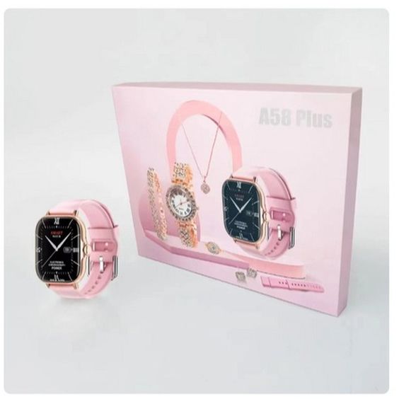 A58 Plus smartwatch women's jewelry set